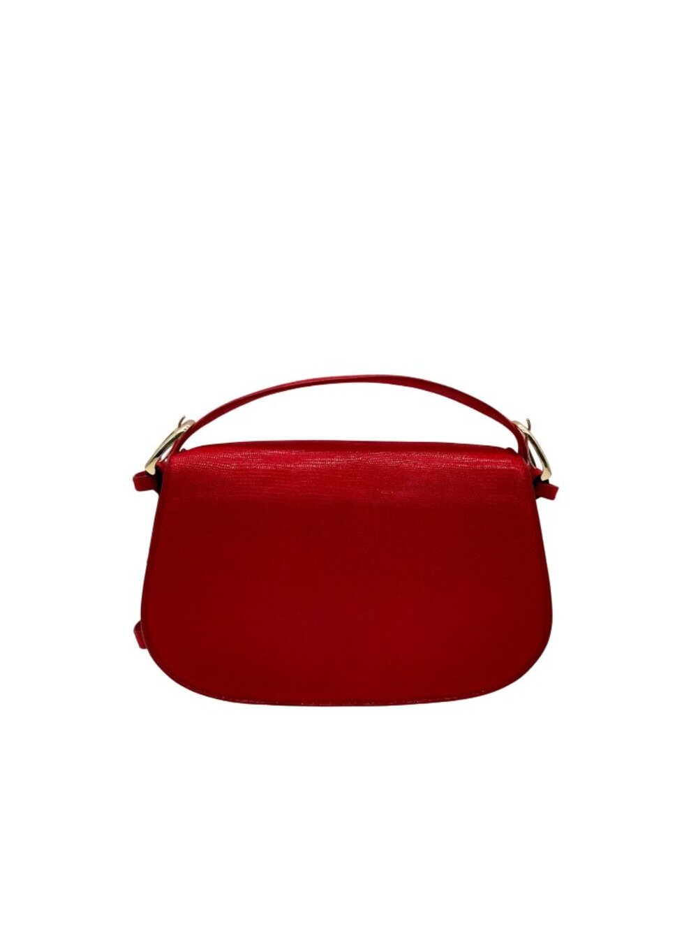 On 34th Red Jaqqy Small Lizard Crossbody Bag